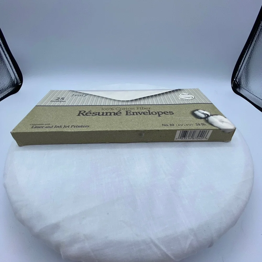 Southworth Ivory 20 Count Resume Envelopes No 10 100% Cotton 24lb R14I-10